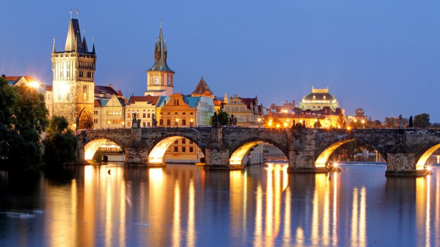 Paseo nocturno por Praga